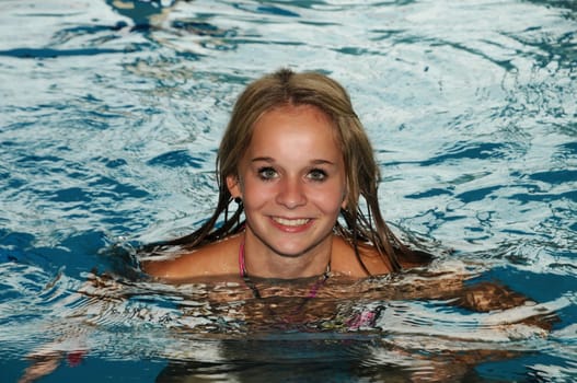 Girl in the water