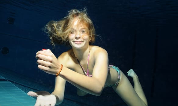 Girl in the water