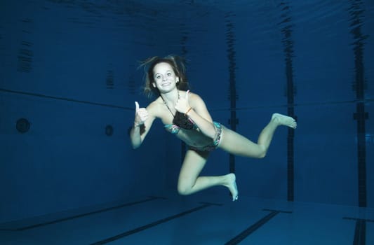 Girl in the water