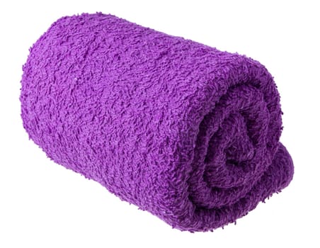 purple towel as a background for your message