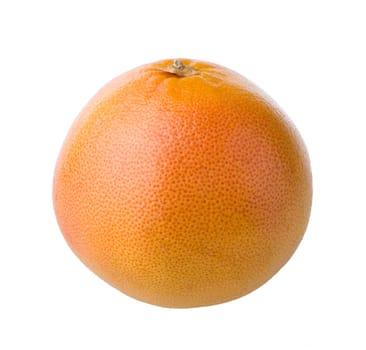 ripe grapefruits isolated on white background