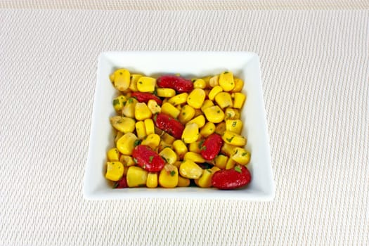 Fresh, delicious corn salad