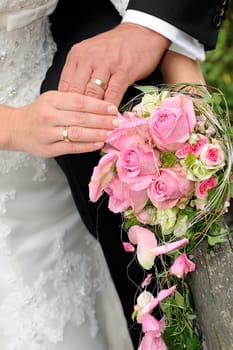 Bride Bouque and Rings