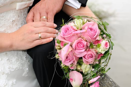 Bride Bouque and Rings