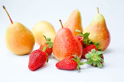digital, high quality, fruits, stock photo, strawberies, pears, digital art, artwork