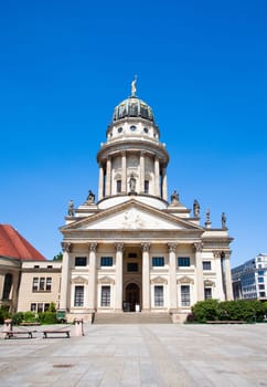 French cathedral at Gendarmenmarkt in Berlin.