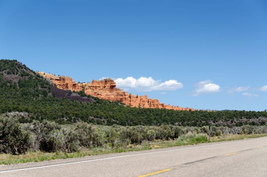Red Canyon National Park in Utah in America