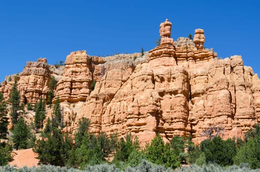 Red Canyon National Park in Utah in America