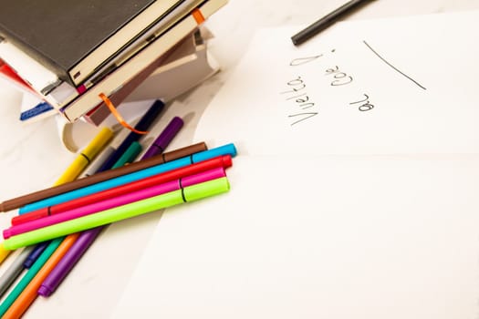 Studying and doing homework.