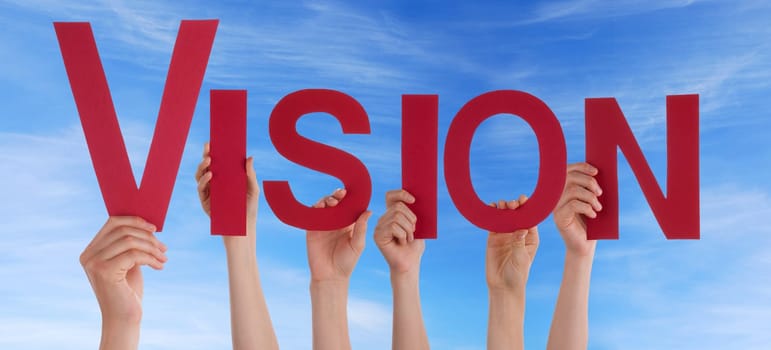 hands holding vision