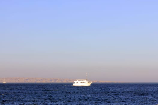 ship sailing from port