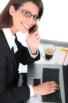 close-up of a woman with cup of coffee