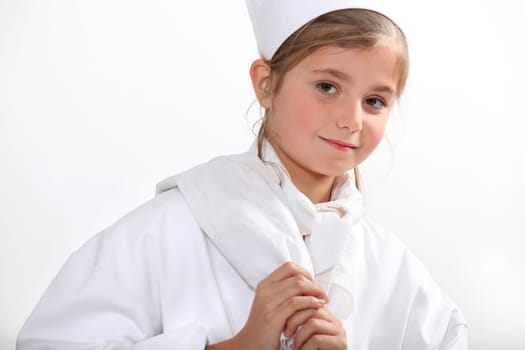 portrait of a little girl