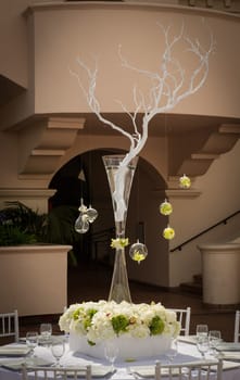Image of a beautifully decorated wedding venue