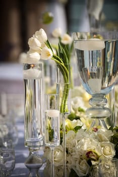 Image of a beautifully decorated wedding venue