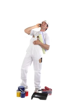 Male painter decorator