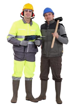 Two workers