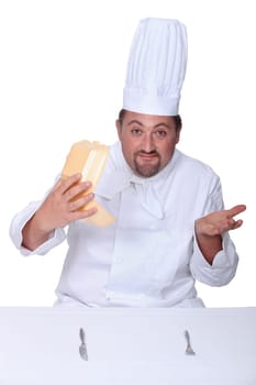Chef confused by fast-food packaging
