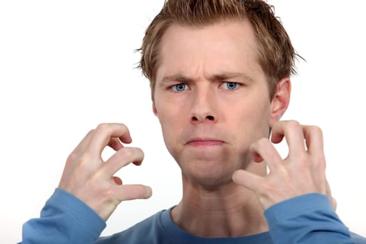 Angry man