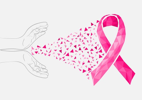 Breast cancer awareness concept illustration