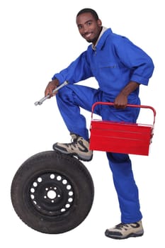 portrait of a mechanic
