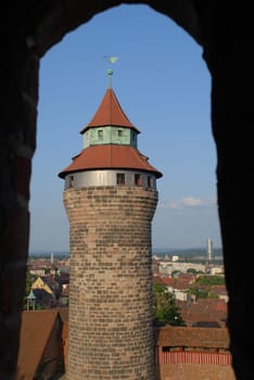 The Simwell Tower in Nuremberg