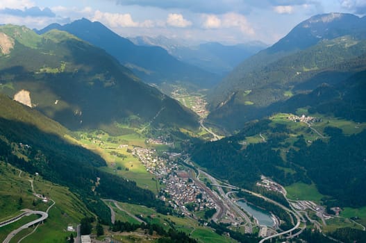 View of the Leventina