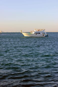 ship sailing from port