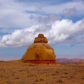 Church rock US highway 163 191 in Utah east of Canyonlands National Park