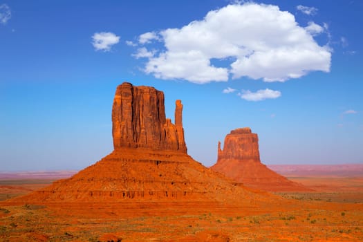 Monument Valley West and East Mittens Butte Utah National Park