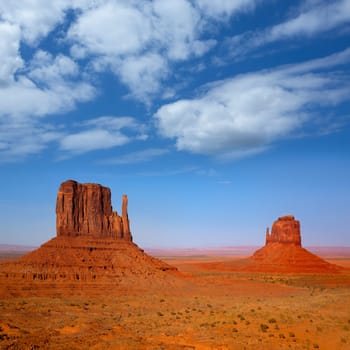 Monument Valley West and East Mittens Butte Utah National Park
