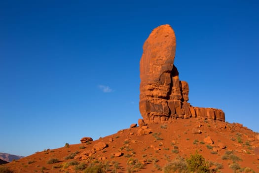 Monument Valley The Thumb Cly butte National park Utah