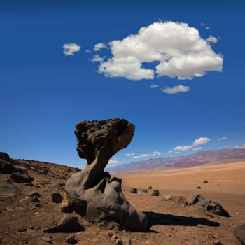 Death Valley National Park California stone formations in the desert