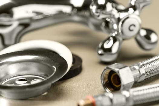 Variety of plumbing accessories