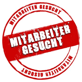 Illustration of a stamp to use for presetations,as an icon or symbol