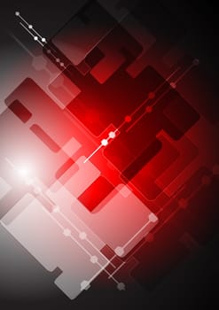 Dark red technology background. Vector design eps 10