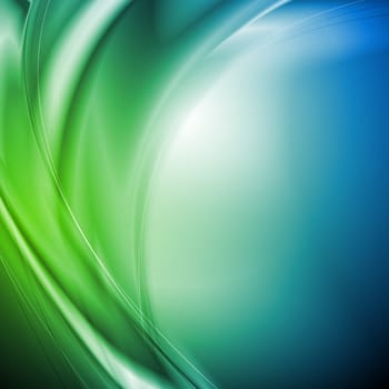 Abstract wavy background. Vector design eps 10. Gradient mesh included