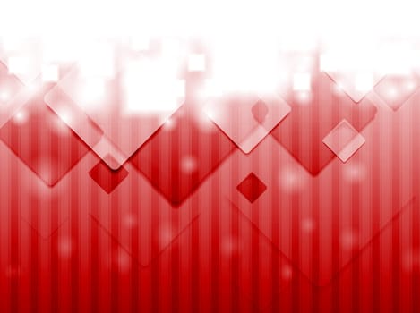 Abstract red tech background. Vector design eps 10