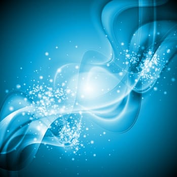 Bright shiny wavy background. Vector design eps 10