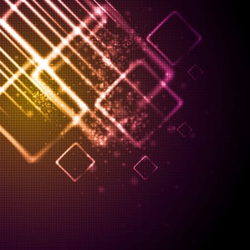 Vibrant shiny tech background. Vector design eps 10