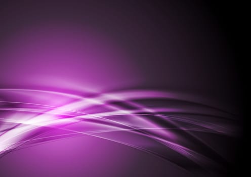 Abstract purple wavy design. Vector background eps 10