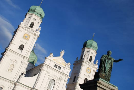St. Stephen's Cathedral Stephan Passau Monument to King Max I Joseph