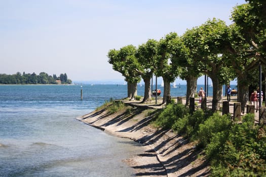Constance on Lake Constance with a view of the promenade