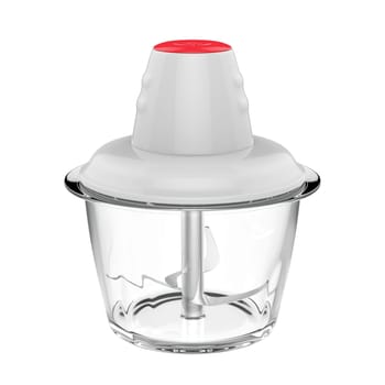 Food processor isolated on white background