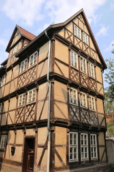 Half-timbered house in Quedlinburg