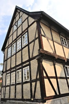 Half-timbered house in Quedlinburg