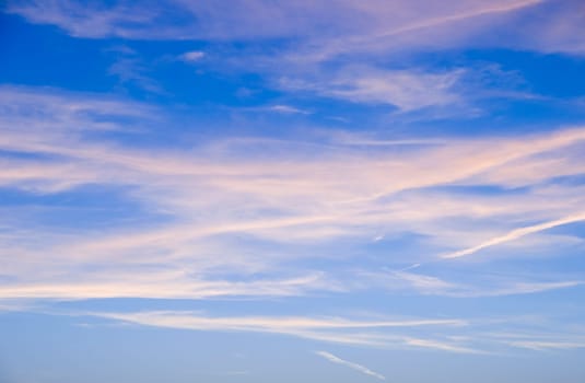 Sky with veil clouds