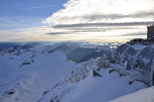 Zugspitze - highest mountain in Germany
