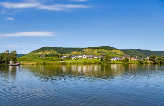 the famous idyllic Village of the famous idyllic Village of Beilstein at Mosel River,Germany
