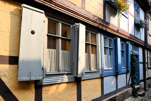 Half-timbered houses in Quedlinburg